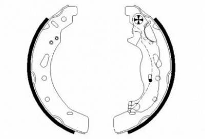 HELLA PAGID 8db355022121 -  Комплект тормозных колодок
